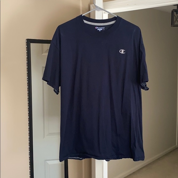 Navy Champion T Shirt - Picture 1 of 3